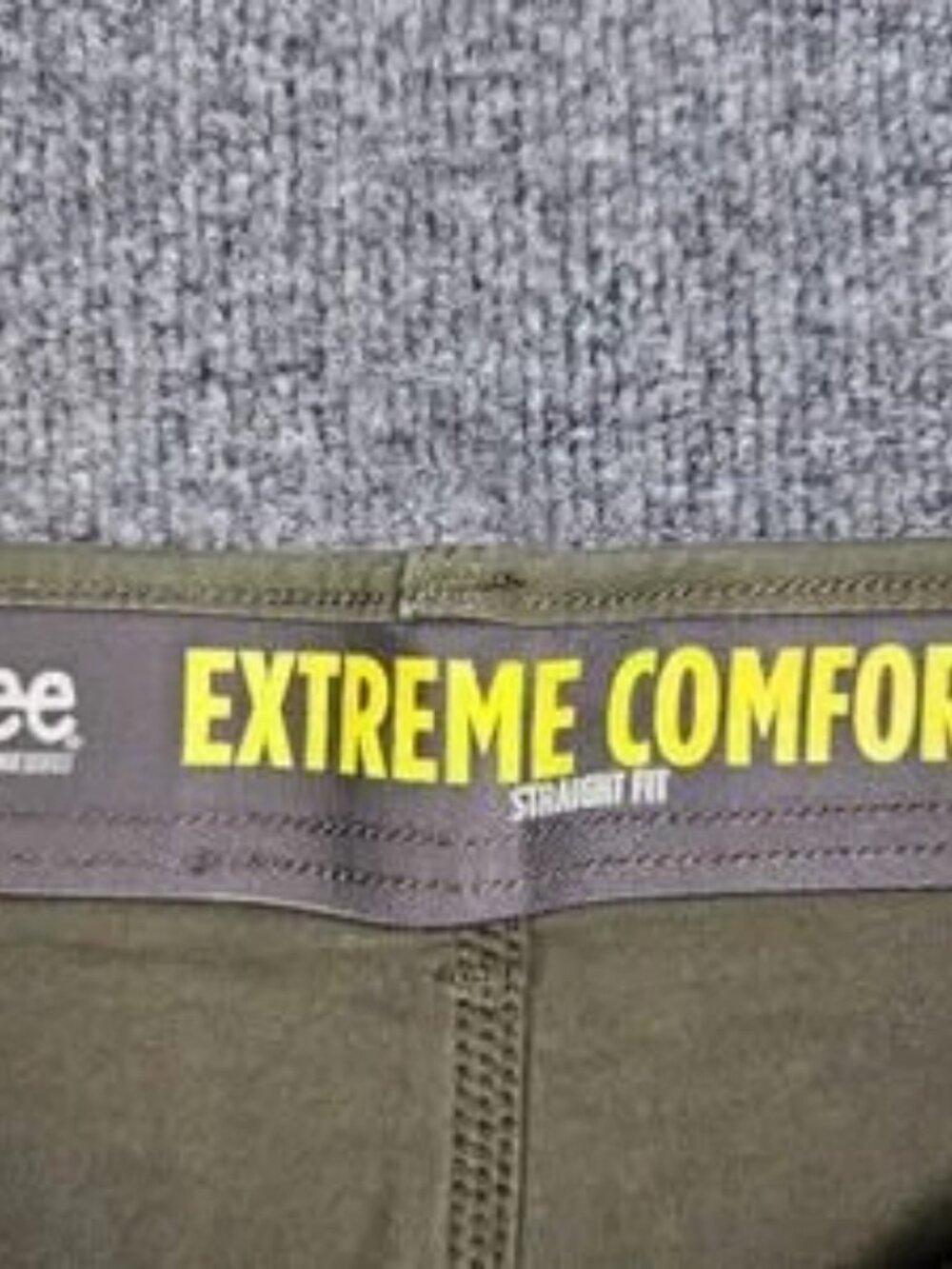 Sage Green Slim Fit Casual Pants Men's - Picture 2 of 6